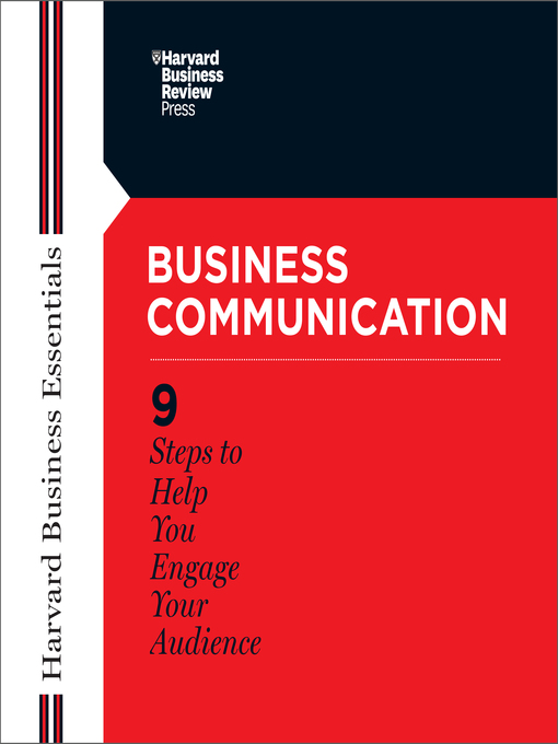 Title details for Business Communication by Harvard Business Review - Available